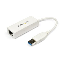 StarTech.com USB 3.0 to Gigabit Ethernet Network Adapter - 10/100/1000 NIC - USB to RJ45 LAN Adapter for PC Laptop or MacBook (