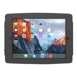 Compulocks iPad Pro 12.9" (3-6th Gen) Space Enclosure Wall Mount - Cobertura - para tablet - bloqueável - alumínio - preto - ta