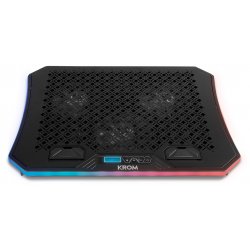 Base Refrigeração Krom Kooler RGB Laptop Cooling NXKROMKOOLER