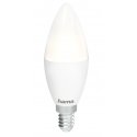 WiFi-LED Light HAMA, E14, 5.5W, white, can be dimmed, 470Lm, for voice app/control 00176586