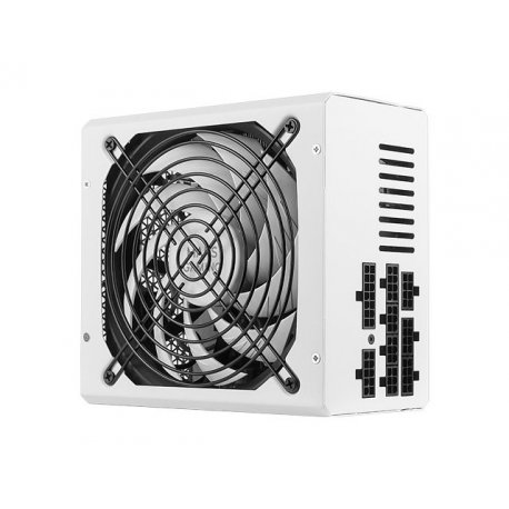 Fonte Alim. MARS GAMING MPZE750M, 750W FULL-MODULAR PSU 80PLUS SILVER, +87% EF AI-RPM 14CM FAN WHITE MPZE750M