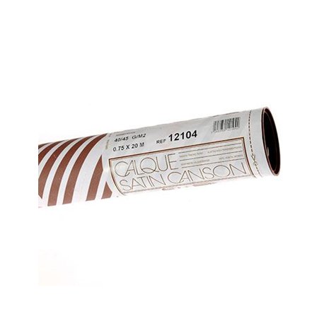 Rolo Esquico Canson Tracing Satin 0,750x20mts 40grs 123200012104