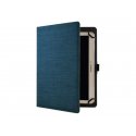 Tech air Universal - Capa flip cover para tablet - poliéster, tecido - azul com textura - 10.1"