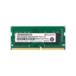 Transcend JetRAM - DDR4 - módulo - 8 GB - SO DIMM 260-pinos - 2666 MHz / PC4-21300 - CL19 - 1.2 V - unbuffered - sem ECC JM2666