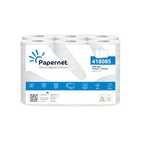 Papel Higiénico Doméstico 16mts 2Fls PAPERNET 12 Rolos 6501070