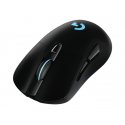 Logitech Wireless Gaming Mouse G703 LIGHTSPEED with HERO 16K Sensor - Rato - óptico - 6 botões - sem fios, com cabo - USB, 2.4 