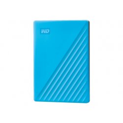 WD My Passport WDBYVG0020BBL - Disco rígido - encriptado - 2 TB - externa (portátil) - USB 3.2 Gen 1 - 256-bits AES - azul WDBY