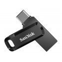 SanDisk Ultra Dual Drive Go - Drive flash USB - 256 GB - USB 3.2 Gen 1 / USB-C - preto SDDDC3-256G-G46