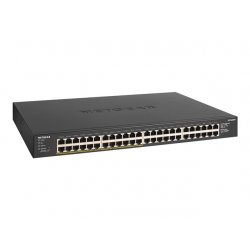 NETGEAR GS348PP - Interruptor - sem gestão - 48 x 10/100/1000 (24 PoE+) - desktop, montável em trilho - PoE+ (380 W) GS348PP-10