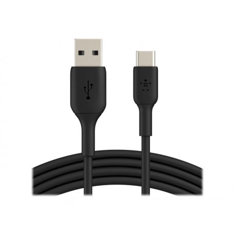 Belkin BoostCharge - Cabo USB - 24 pin USB-C (M) para USB (M) - 2 m - preto CAB001BT2MBK