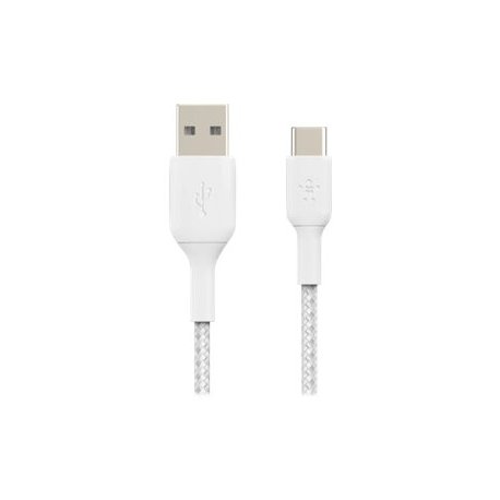 Belkin BoostCharge - Cabo USB - 24 pin USB-C (M) para USB (M) - 1 m - branco CAB002BT1MWH