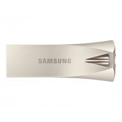 Samsung BAR Plus MUF-128BE3 - Drive flash USB - 128 GB - USB 3.1 Gen 1 - prata champanhe MUF-128BE3/APC