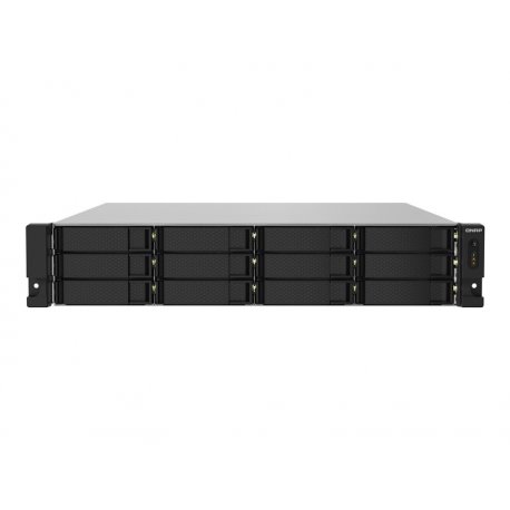 QNAP TS-1232PXU-RP - Servidor NAS - 12 baias - montável em bastidor - SATA 6Gb/s - RAID (expansão de disco rígido) RAID 0, 1, 5