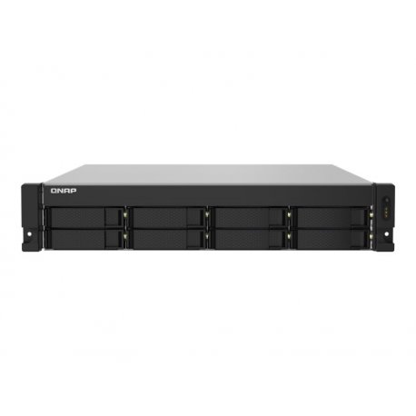 QNAP TS-832PXU - Servidor NAS - 8 baias - montável em bastidor - SATA 6Gb/s - RAID (expansão de disco rígido) RAID 0, 1, 5, 6, 