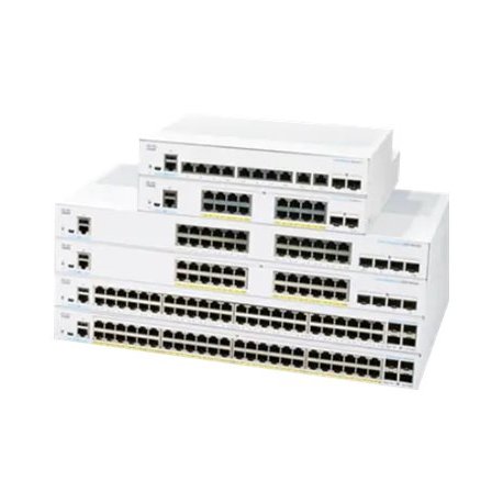 Cisco Business 350 Series 350-48P-4X - Interruptor - L3 - Administrado - 48 x 10/100/1000 (PoE+) + 4 x 10 Gigabit SFP+ - montáv