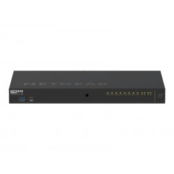 NETGEAR AV Line M4250-10G2XF-PoE++ - Interruptor - L3 - Administrado - 10 x 10/100/1000 (8 PoE++) + 2 x 10 Gigabit SFP+ - fluxo