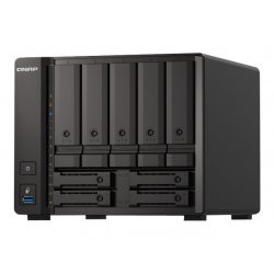 QNAP TS-H973AX-8G - Servidor NAS - 9 baias - SATA 6Gb/s - RAID (expansão de disco rígido) RAID 0, 1, 5, 6, 10, 50, JBOD, 60, RA