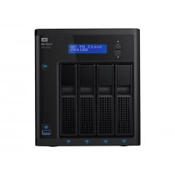 WD My Cloud PR4100 WDBNFA0640KBK - Pro Series - servidor NAS - 4 baias - 64 TB - HDD 16 TB x 4 - RAID (expansão de disco rígido