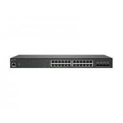 SonicWall Switch SWS14-24 - Interruptor - Administrado - 24 x 10/100/1000 + 4 x 10 Gigabit SFP+ - montável em trilho - com 3 an