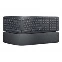 Logitech ERGO K860 - Teclado - sem fios - 2.4 GHz, Bluetooth 5.0 - QWERTY - Reino Unido - grafite 920-010107