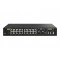 QNAP QSW-M2116P-2T2S - Interruptor - Administrado - 16 x 100/1000/2.5G (PoE+) + 2 x 10 Gigabit SFP+ + 2 x 100/1000/2.5/5/10G (P