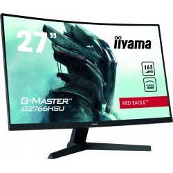 iiyama G-MASTER Red Eagle G2766HSU-B1 - Monitor LED - curvo - 27" - 1920 x 1080 Full HD (1080p) @ 165 Hz - VA - 250 cd/m² - 300