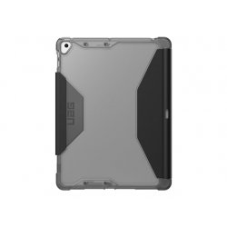 UAG Rugged Case for iPad 10.2-in (7th/8th Gen, 2019/2020) - Plyo Black/Ice - Tampa posterior para tablet - gelo, preto - 10.2" 