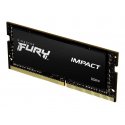 Kingston FURY Impact - DDR4 - módulo - 16 GB - SO DIMM 260-pinos - 2666 MHz / PC4-21300 - CL15 - 1.2 V - unbuffered - sem ECC -