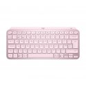 Logitech MX Keys Mini - Teclado - retroiluminação - Bluetooth - QWERTY - Reino Unido - rosa 920-010497