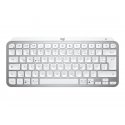 Logitech MX Keys Mini - Teclado - retroiluminação - sem fios - Bluetooth - QWERTZ - Alemão - cinza pálido 920-010480