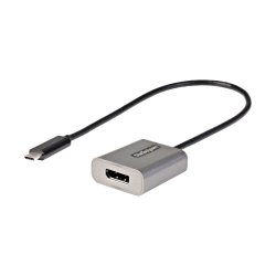 StarTech.com USB C to DisplayPort Adapter, 8K/4K 60Hz USB-C to DisplayPort 1.4 Adapter Dongle, USB Type-C to DP Monitor Video C