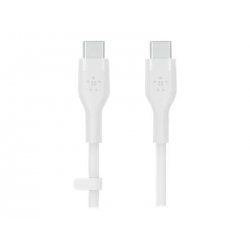 Belkin BoostCharge - Cabo USB - 24 pin USB-C (M) para 24 pin USB-C (M) - 2 m - branco CAB009BT2MWH