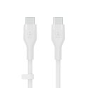 Belkin BoostCharge - Cabo USB - 24 pin USB-C (M) para 24 pin USB-C (M) - 1 m - branco CAB009BT1MWH