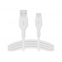 Belkin BoostCharge - Cabo USB - USB (M) para 24 pin USB-C (M) - 2 m - branco CAB008BT2MWH