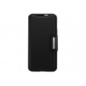 OtterBox Strada - Capa flip cover para telemóvel - couro genuíno, policarbonato - preto sombreado - para Samsung Galaxy S22 77-