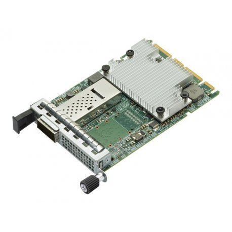 Broadcom BCM957504-N1100G - Adaptador de rede - PCIe 4.0 x16 - 100 Gigabit QSFP56 x 1 BCM957504-N1100G