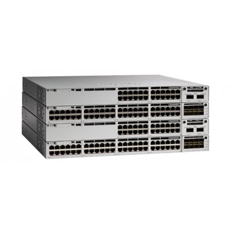 Cisco Catalyst 9300X - Network Advantage - interruptor - L3 - Administrado - 48 x 100/1000/2.5G/5G/10GBase-T - montável em tril