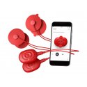 PowerDot 2.0 Duo - Conjunto de estimuladores musculares eletrónicos - sem fio - vermelho PD01920-01