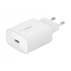 Belkin BoostCharge - Adaptador de alimentação - 25 Watt - PD 3.0 (24 pin USB-C) - branco WCA004VF1MWH-B5