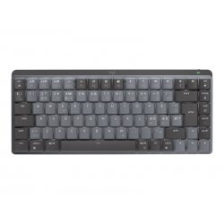 Logitech Master Series MX Mechanical Mini - Teclado - retroiluminação - sem fios - Bluetooth LE - QWERTY - Nórdico (Dinamarquês