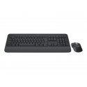 Logitech Signature MK650 Combo for Business - Conjunto de teclado e rato - sem fios - Bluetooth LE - QWERTY - Reino Unido - gra