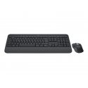 Logitech Signature MK650 Combo for Business - Conjunto de teclado e rato - sem fios - Bluetooth LE - QWERTY - Padrão internacio