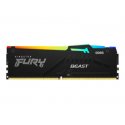 Kingston FURY Beast RGB - DDR5 - kit - 64 GB: 2 x 32 GB - DIMM 288-pin - 5200 MHz / PC5-41600 - CL40 - 1.25 V - unbuffered - on