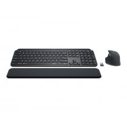 Logitech MX Keys Combo for Business - Conjunto de teclado e rato - retroiluminação - sem fios - Bluetooth LE - QWERTY - Reino U