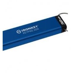 Kingston IronKey Keypad 200 - Drive flash USB - encriptado - 32 GB - USB 3.2 Gen 1 IKKP200/32GB