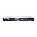 QNAP QGD-1600P - Interruptor - inteligente - 4 x 10/100/1000 (PoE++) + 10 x 10/100/1000 (PoE+) + 2 x combinado Gigabit SFP (PoE