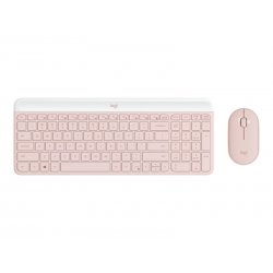 Logitech Slim Wireless Combo MK470 - Conjunto de teclado e rato - sem fios - 2.4 GHz - QWERTY - Padrão internacional americano 