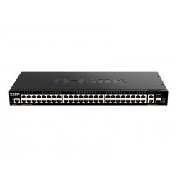 D-Link DGS 1520-28 - Interruptor - L3 - inteligente - 24 x 10/100/1000 + 2 x Gigabit SFP + 2 x 10 Gigabit SFP+ - montável em tr