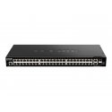 D-Link DGS 1520-28 - Interruptor - L3 - inteligente - 24 x 10/100/1000 + 2 x Gigabit SFP + 2 x 10 Gigabit SFP+ - montável em tr