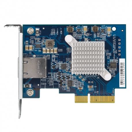 QNAP QXG-10G1T - Adaptador de rede - PCIe 3.0 x4 baixo perfil - 10Gb Ethernet x 1 - para QNAP QGD-1600, TS-1232, 253, 453, 473,